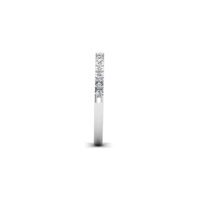 14K White Gold Cameron Pave Band