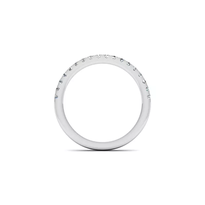14K White Gold Cameron Pave Band