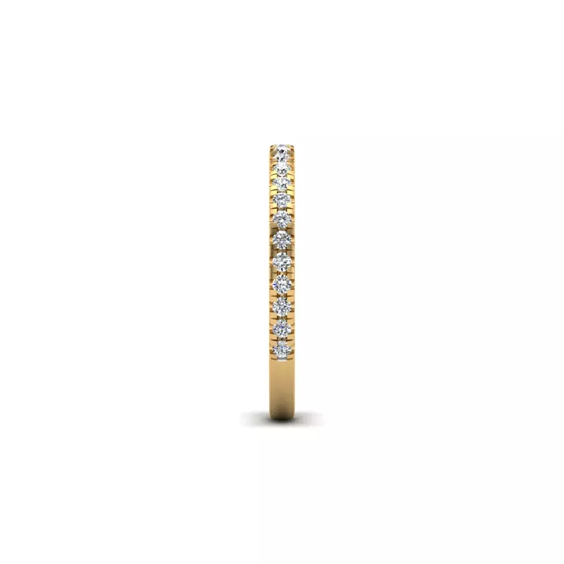 14K Yellow Gold Amanda Pave Band