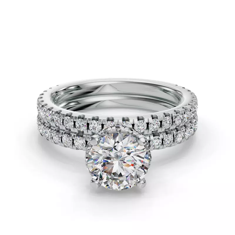 Platinum Amanda Pave Band