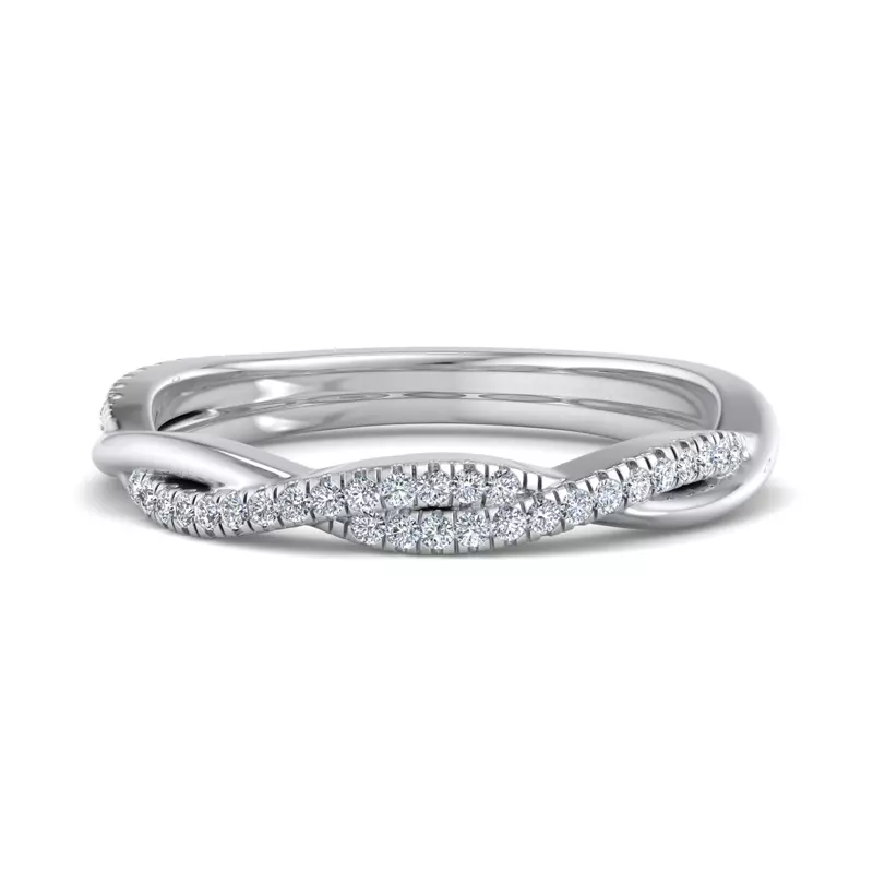 Jimena Twisted Pave Band