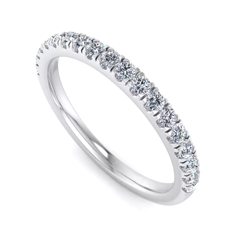 Platinum Dorothy Pave Band