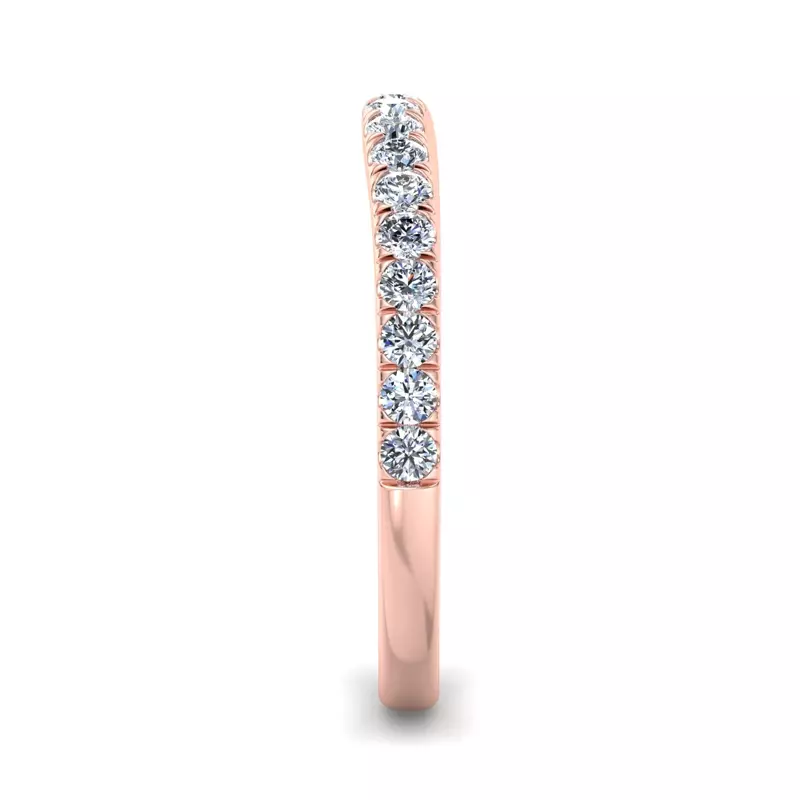 14K Rose Gold Eve Pave Band