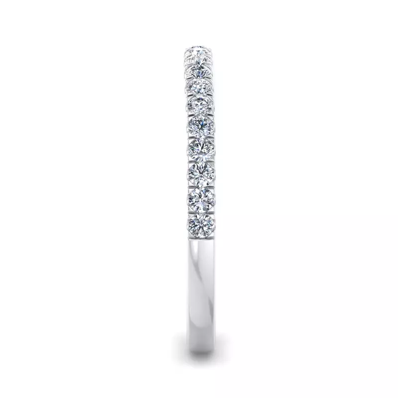 14K White Gold Oaklee Pave Band