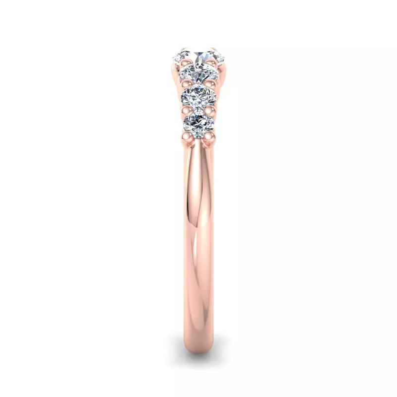 14K Rose Gold Angel Band