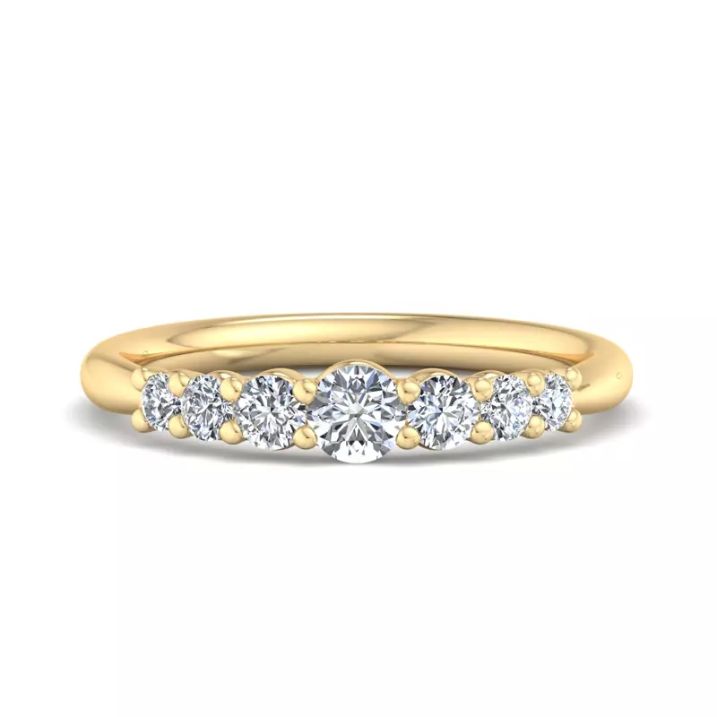 18K Yellow Gold Angel Band