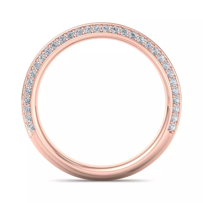 14K Rose Gold Raya Pave Band