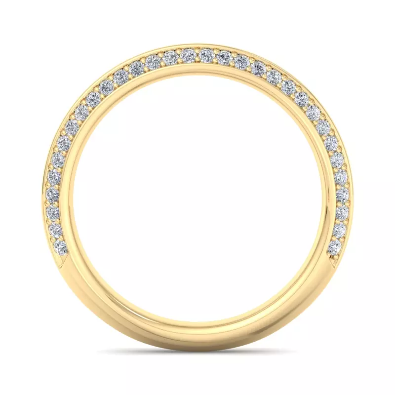 18K Yellow Gold Raya Pave Band