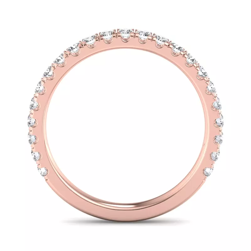 14K Rose Gold Elliot Pave Band
