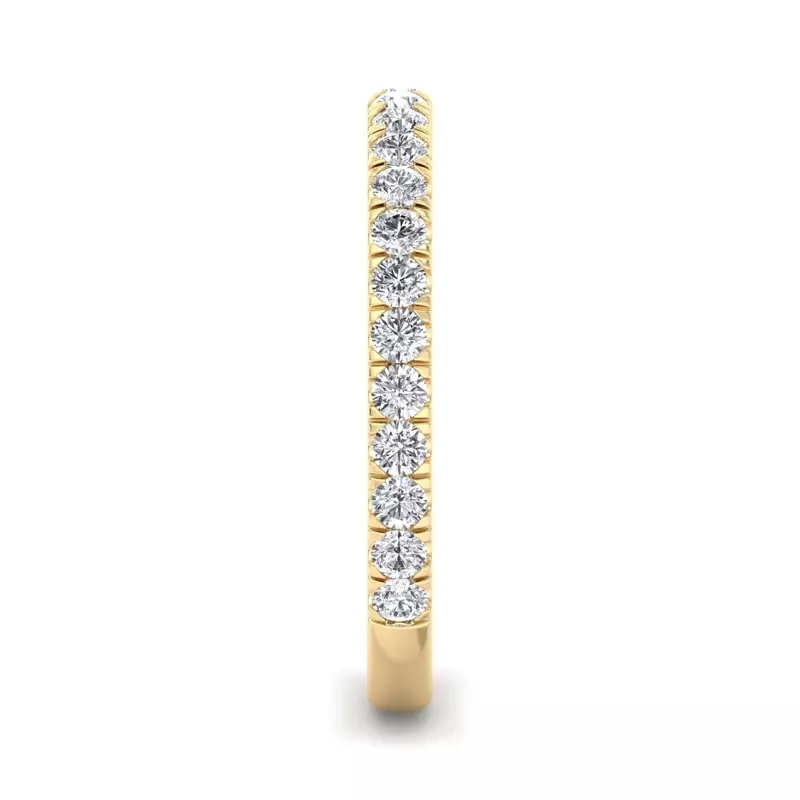 14K Yellow Gold Elliot Pave Band