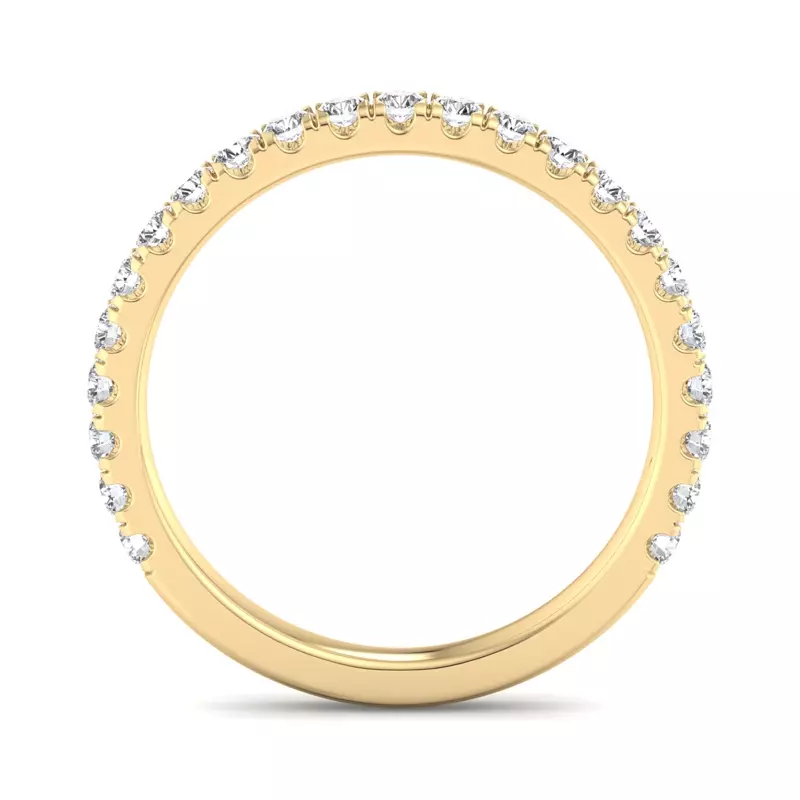 14K Yellow Gold Elliot Pave Band