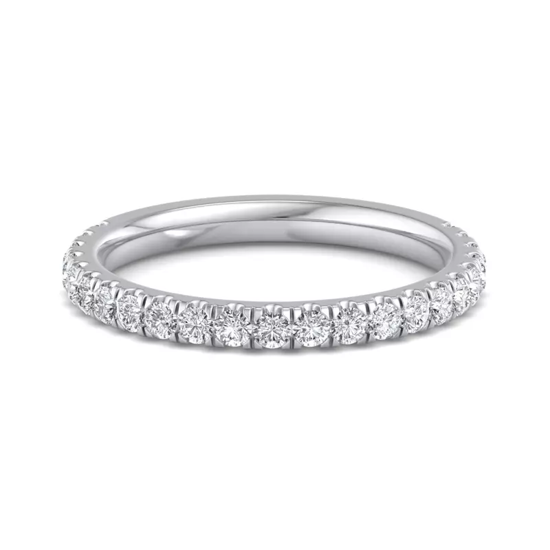 Platinum Elliot Pave Band