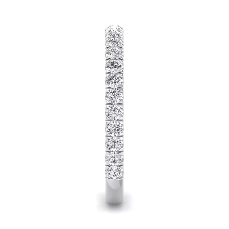 Platinum Elliot Pave Band