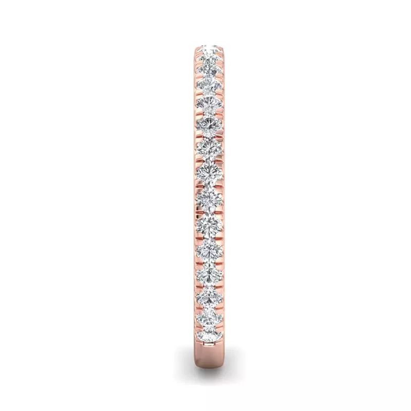 14K Rose Gold Elora Pavé Band