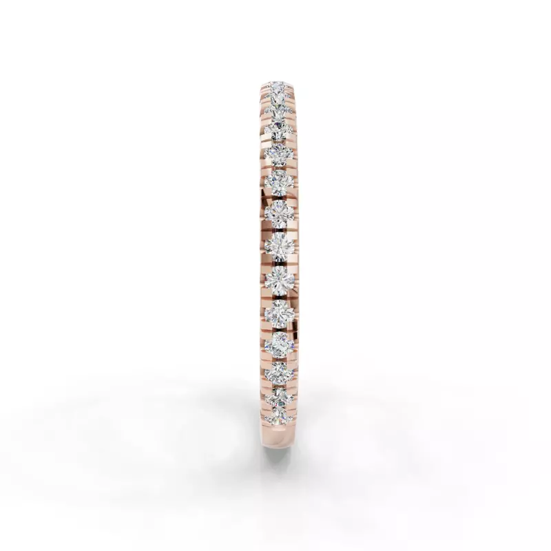 14K Rose Gold Elora Pavé Band