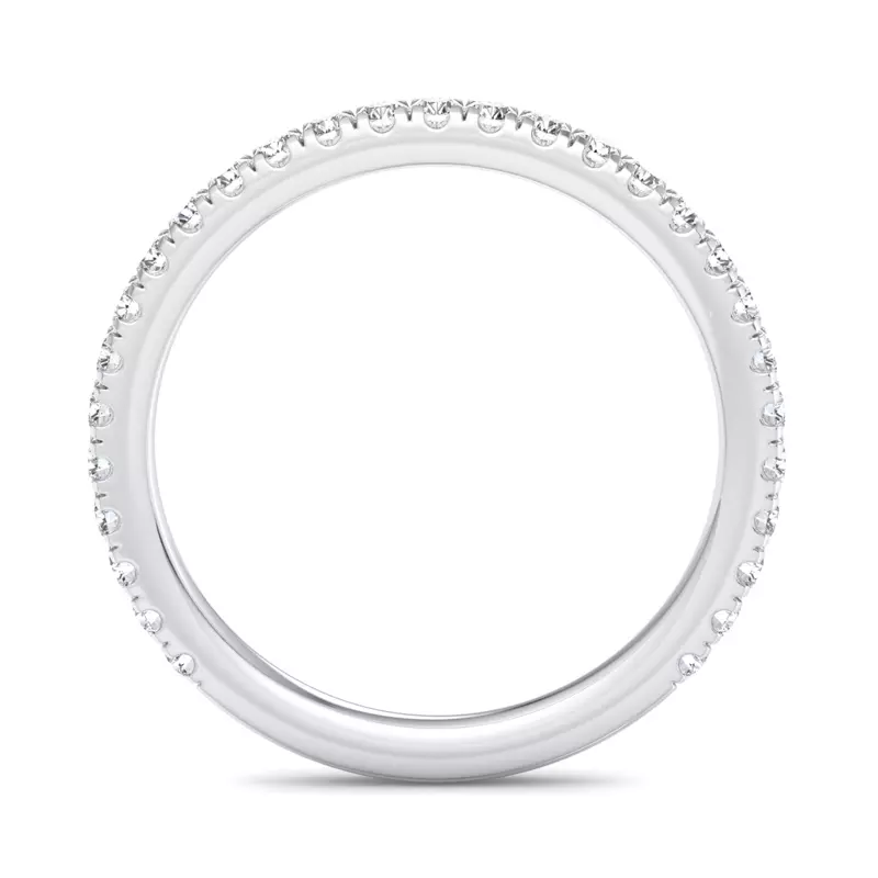 14K White Gold Elora Pavé Band