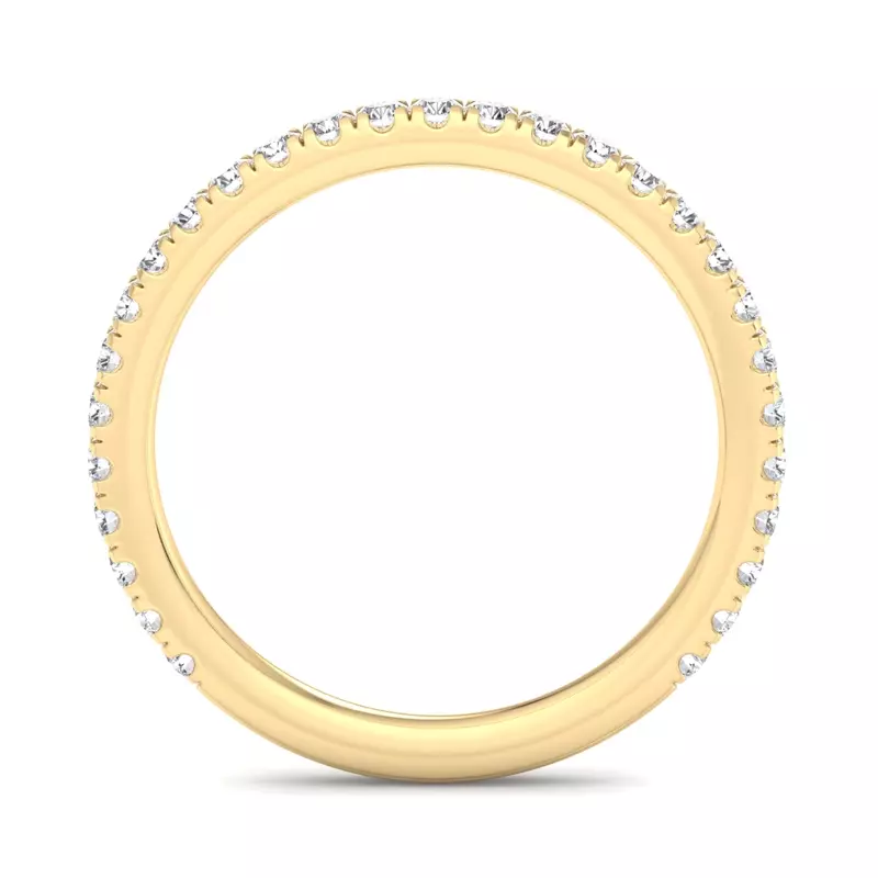 14K Yellow Gold Elora Pavé Band
