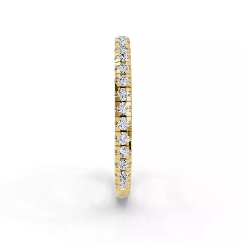 14K Yellow Gold Elora Pavé Band