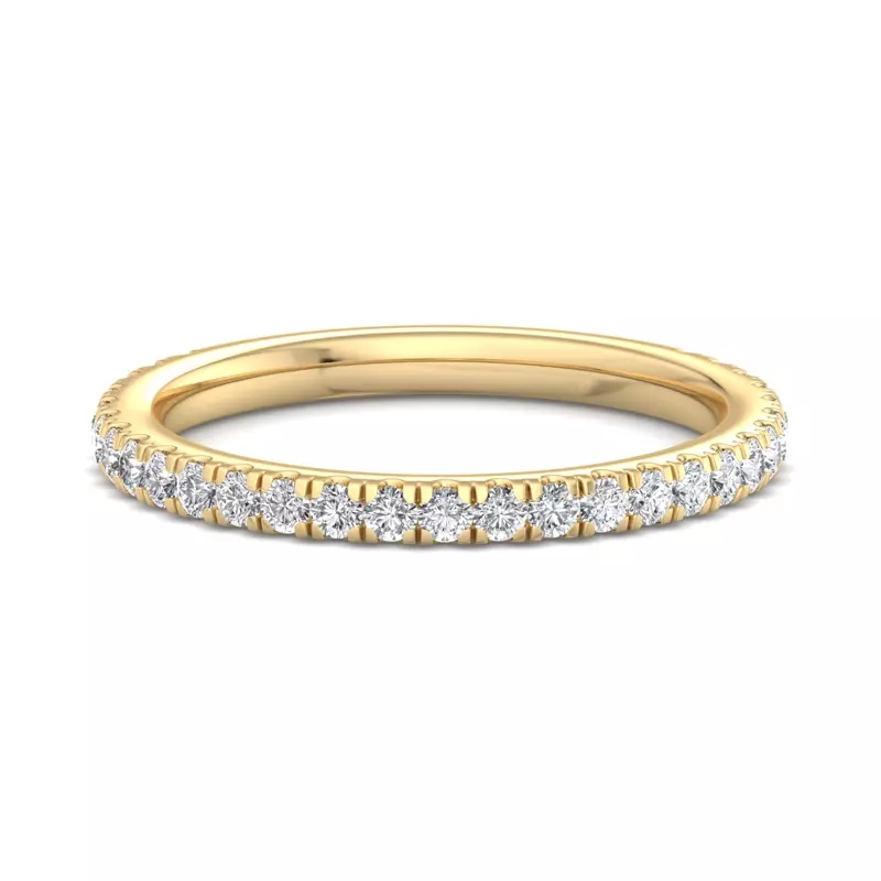 14K Yellow Gold Elora Pavé Band