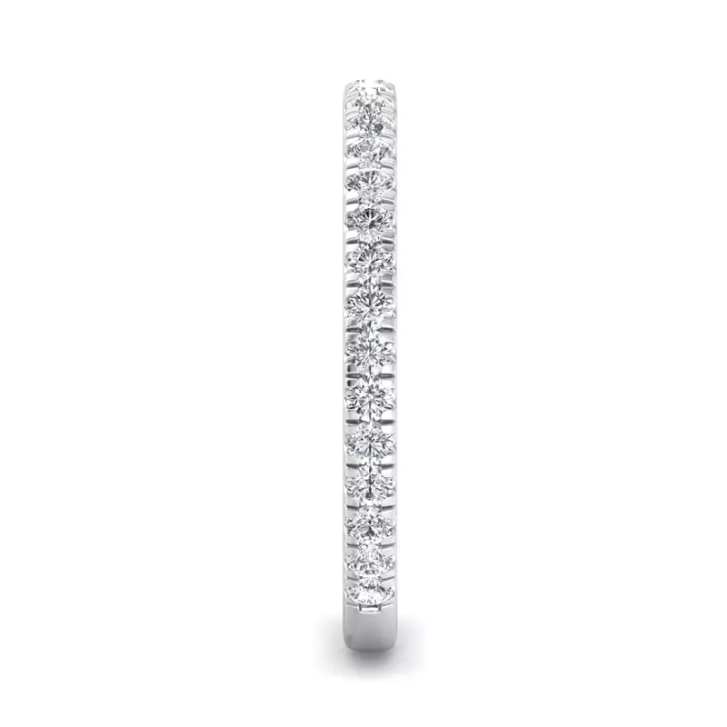 18K White Gold Elora Pavé Band