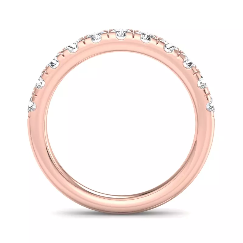 14K Rose Gold Antonella Pavé Band