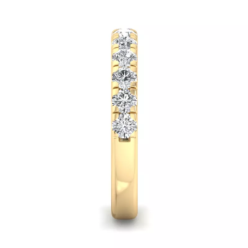 14K Yellow Gold Antonella Pavé Band