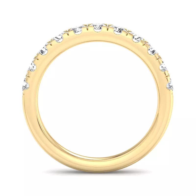 14K Yellow Gold Antonella Pavé Band