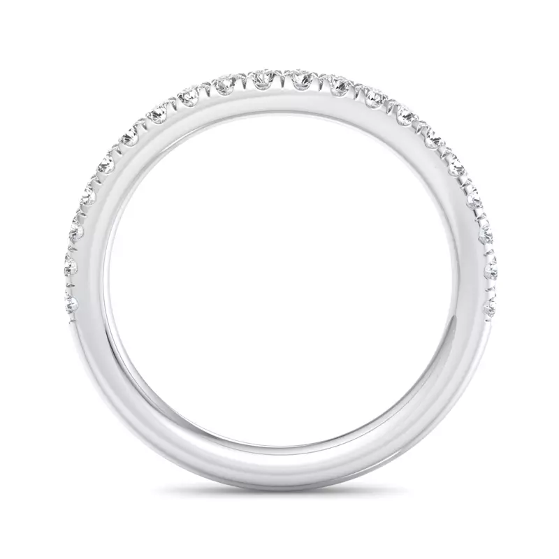 14K White Gold Hanna Pavé Band