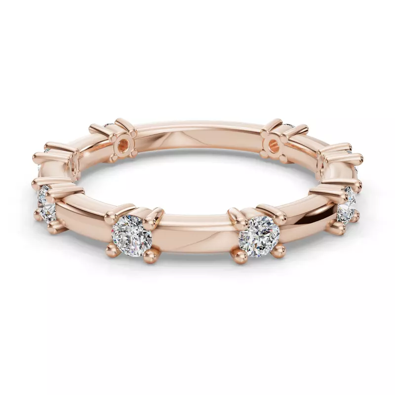 Alanna Spaced Diamond Band