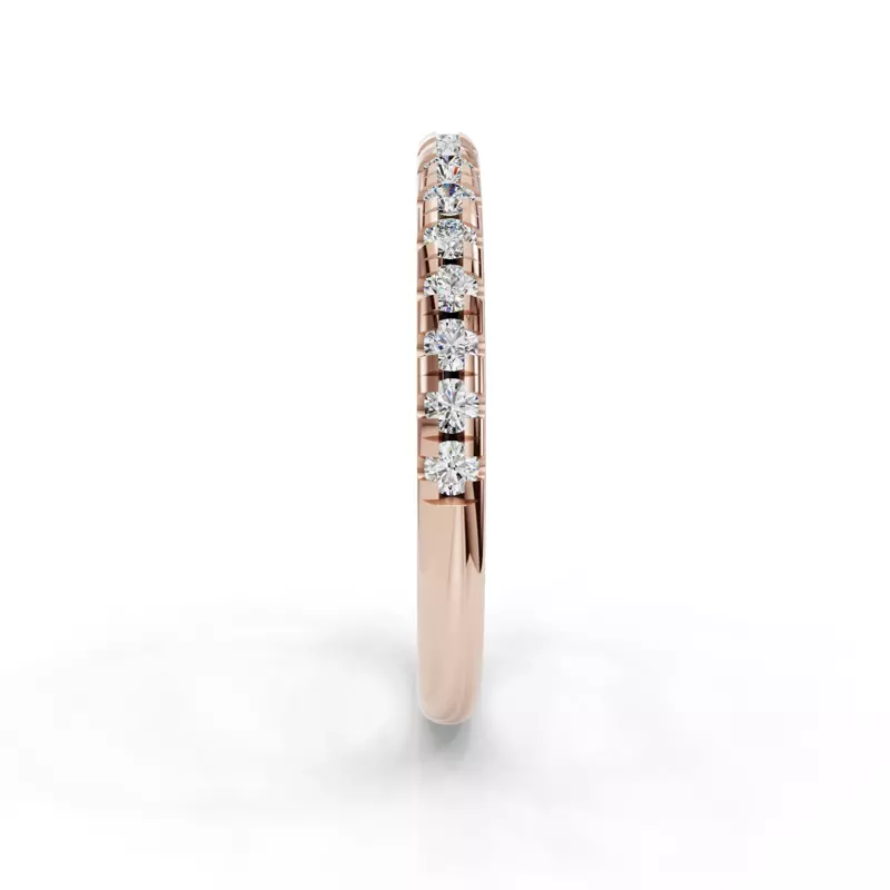 14K Rose Gold Itzel Pavé Band