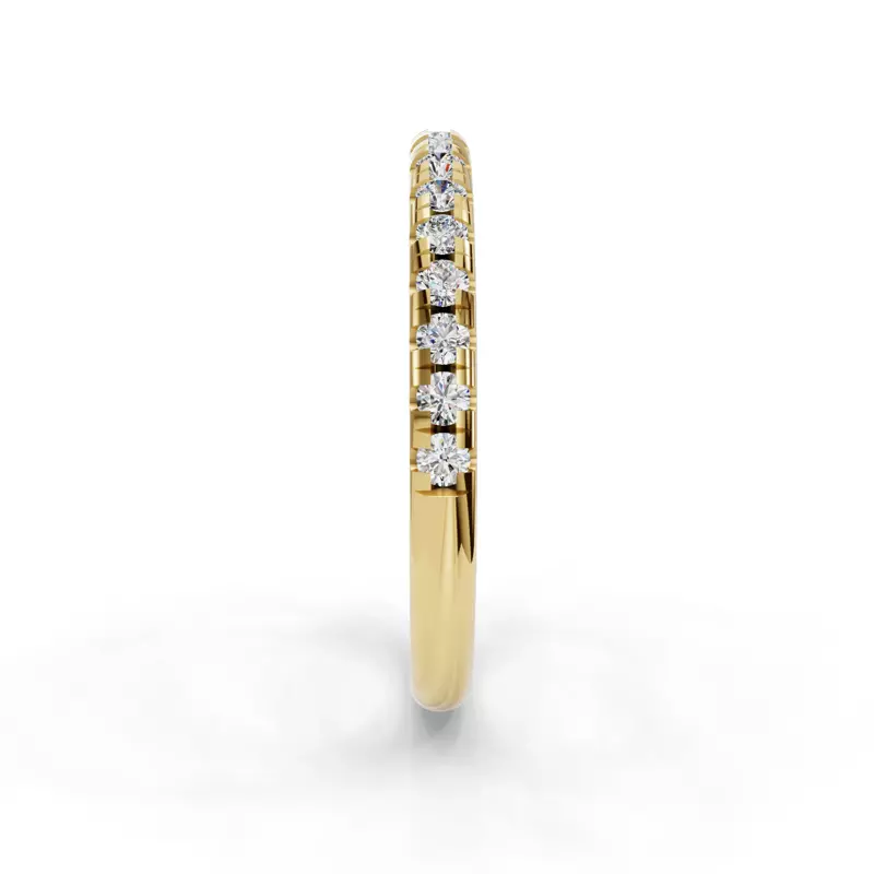 14K Yellow Gold Itzel Pavé Band