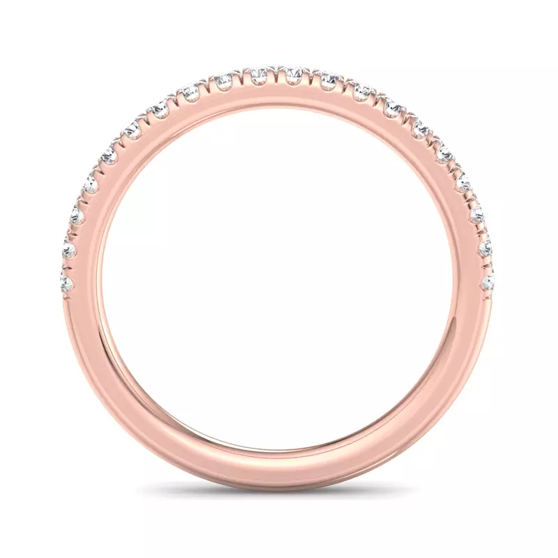 14K Rose Gold Miranda Pavé Band