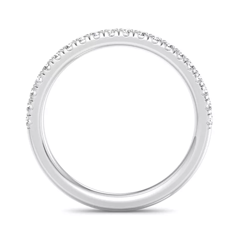 14K White Gold Miranda Pavé Band