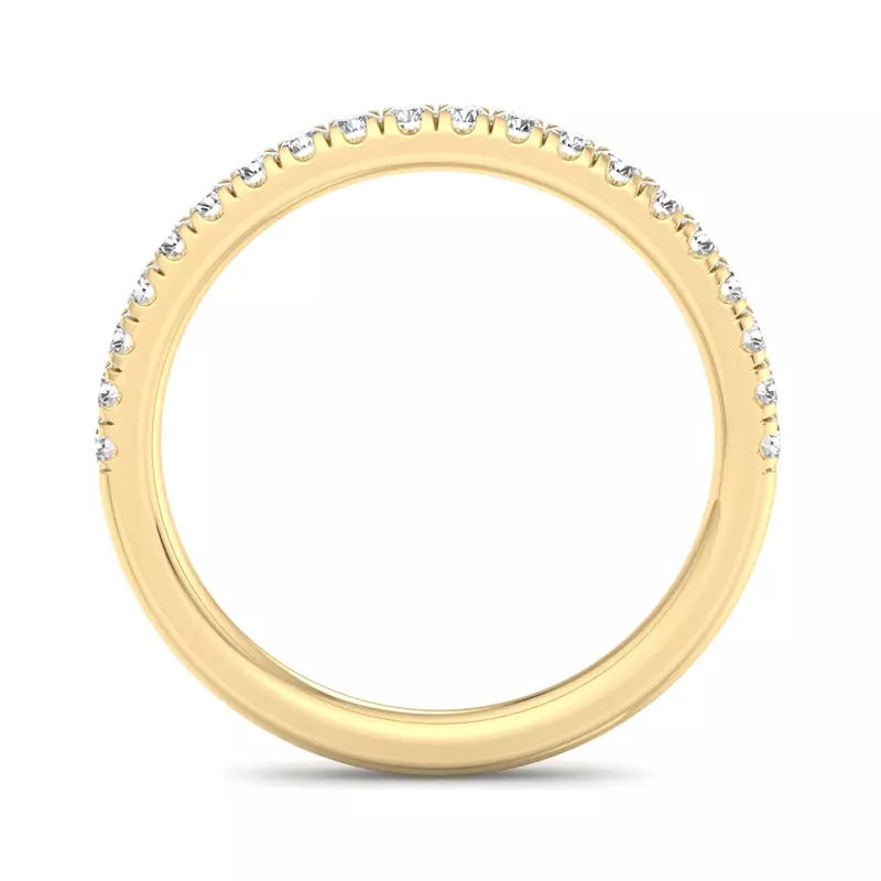 14K Yellow Gold Miranda Pavé Band