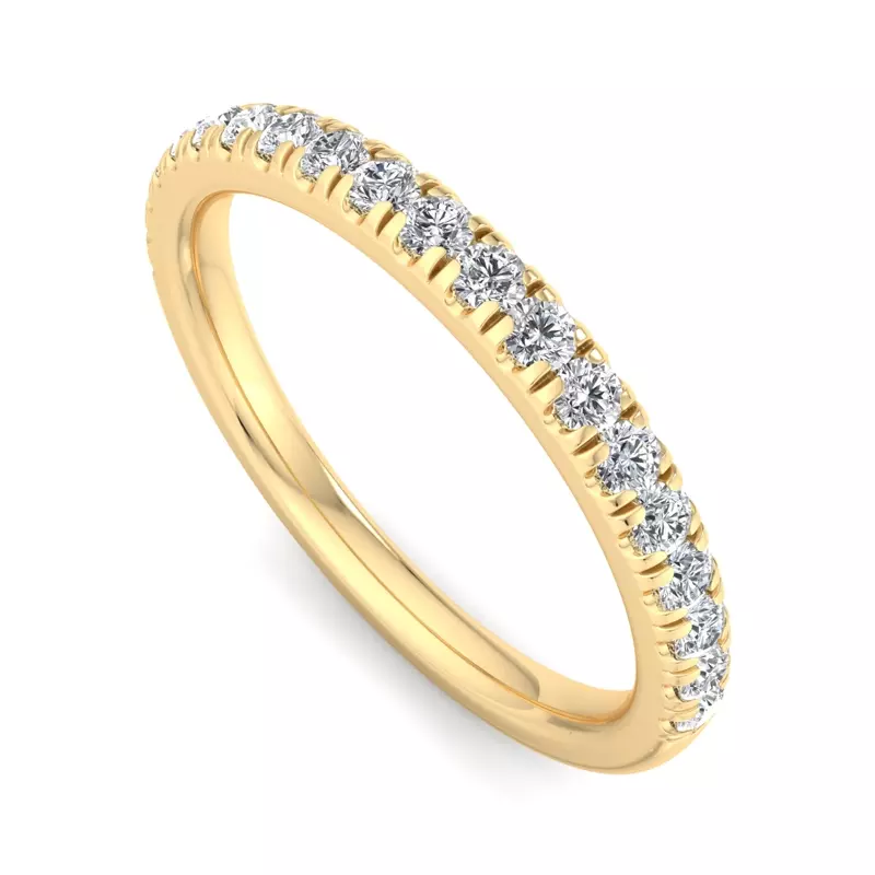 14K Yellow Gold Miranda Pavé Band