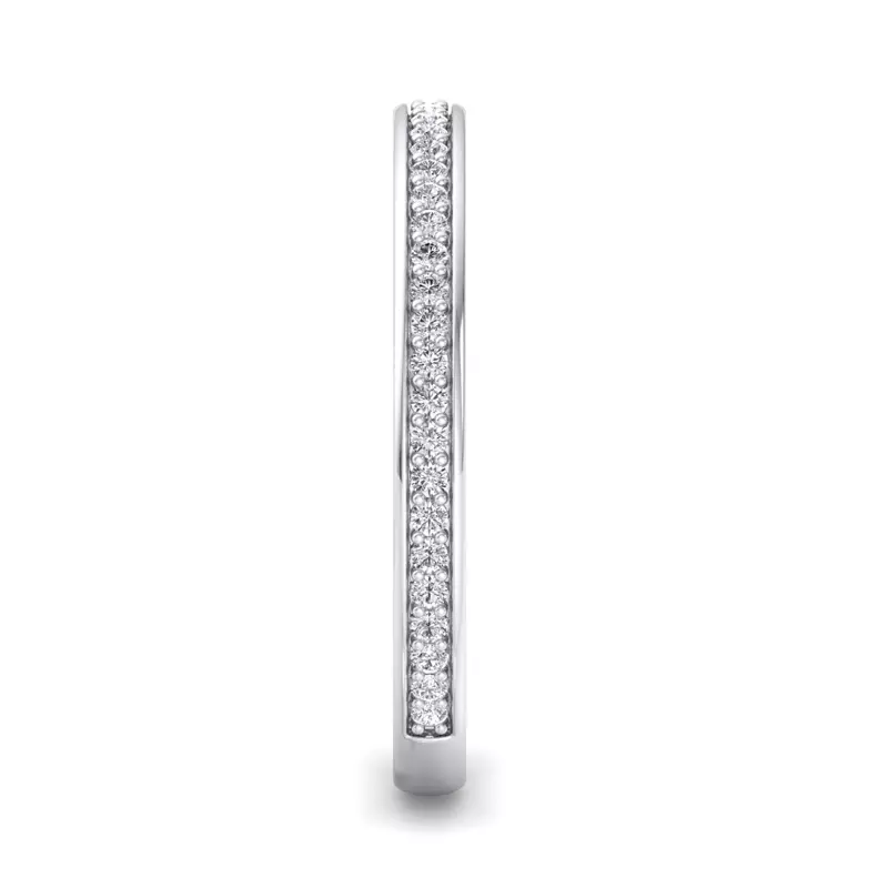 18K White Gold Kensley Pavé Band