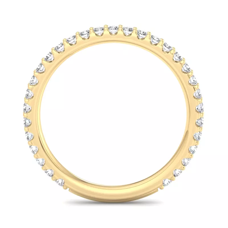 14K Yellow Gold Beatrice Pavé Band