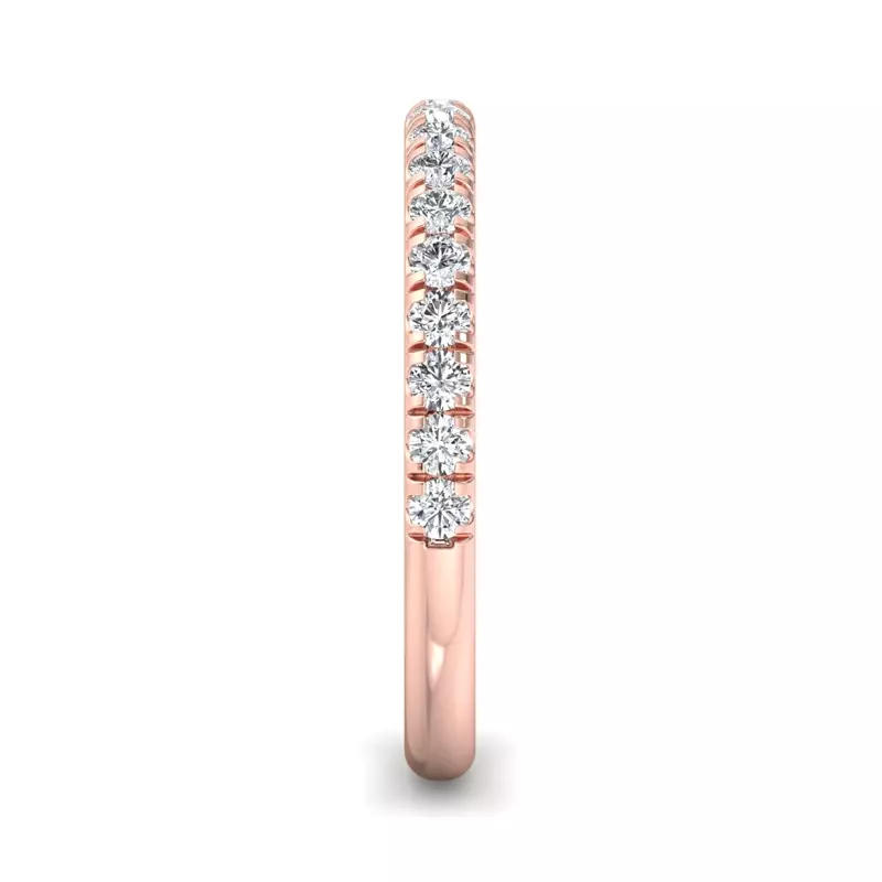 14K Rose Gold Anne Pavé Band
