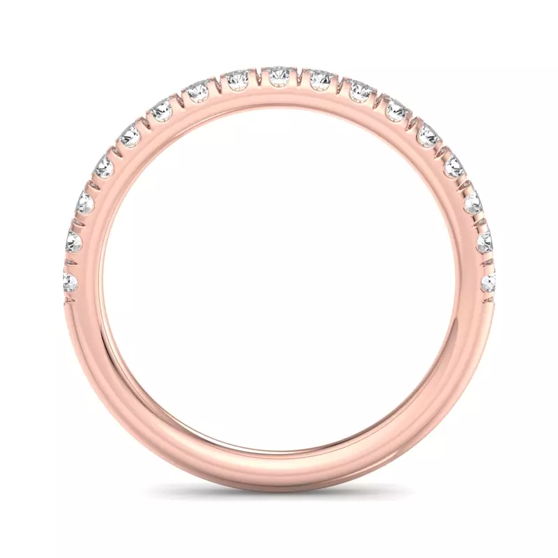 14K Rose Gold Anne Pavé Band