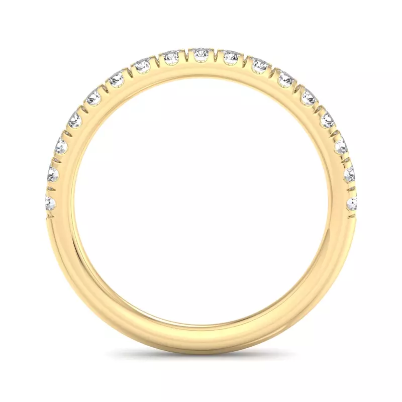 14K Yellow Gold Anne Pavé Band