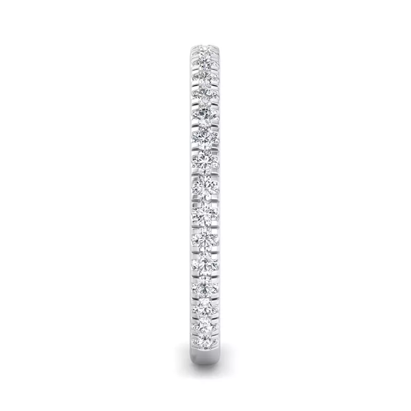 14K White Gold Journi Pavé Band
