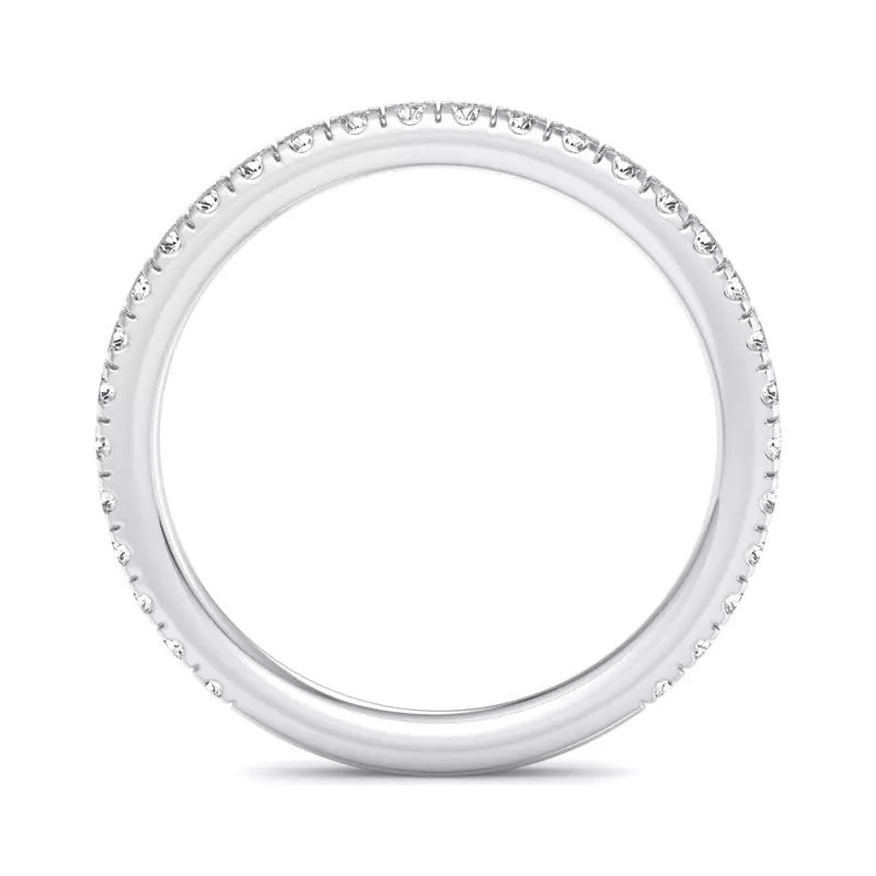 14K White Gold Journi Pavé Band
