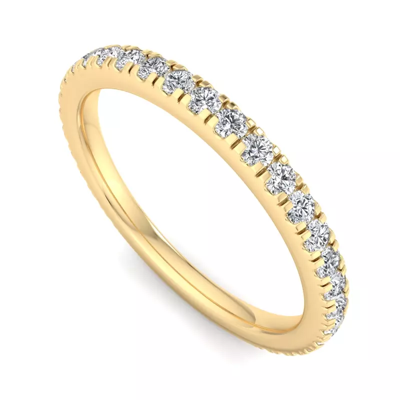 14K Yellow Gold Journi Pavé Band