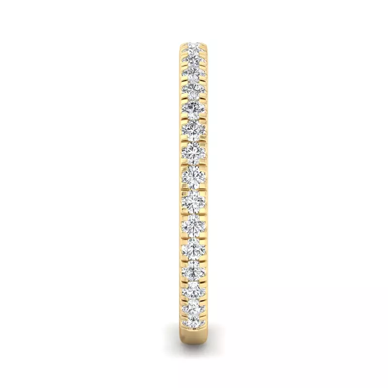 18K Yellow Gold Journi Pavé Band