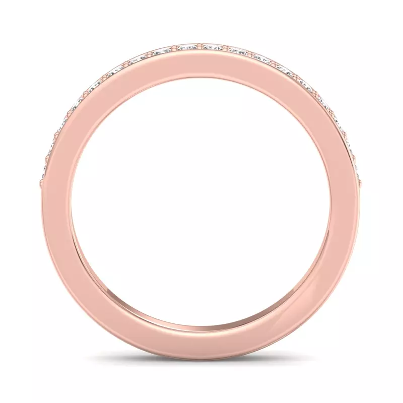 14K Rose Gold Ivory Band