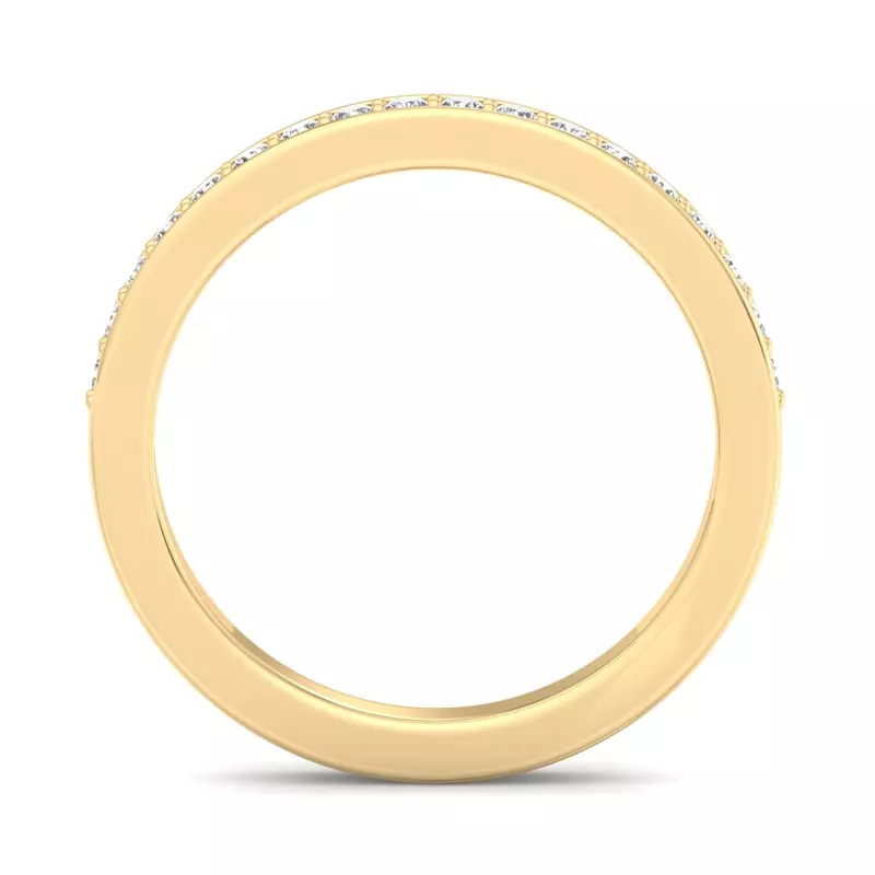 18K Yellow Gold Ivory Band