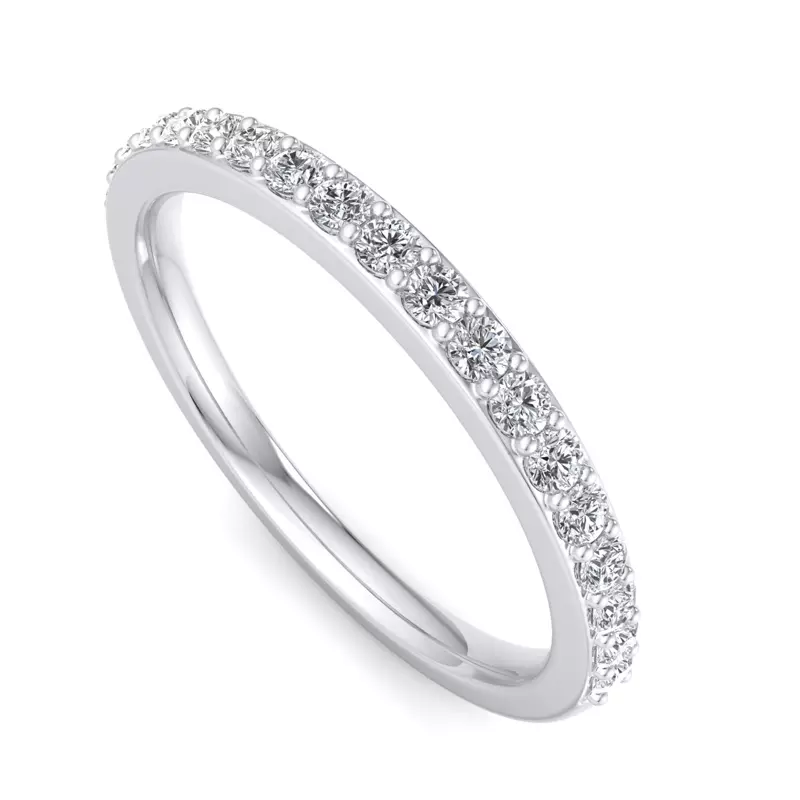 14K White Gold Yaretzi Pavé Band