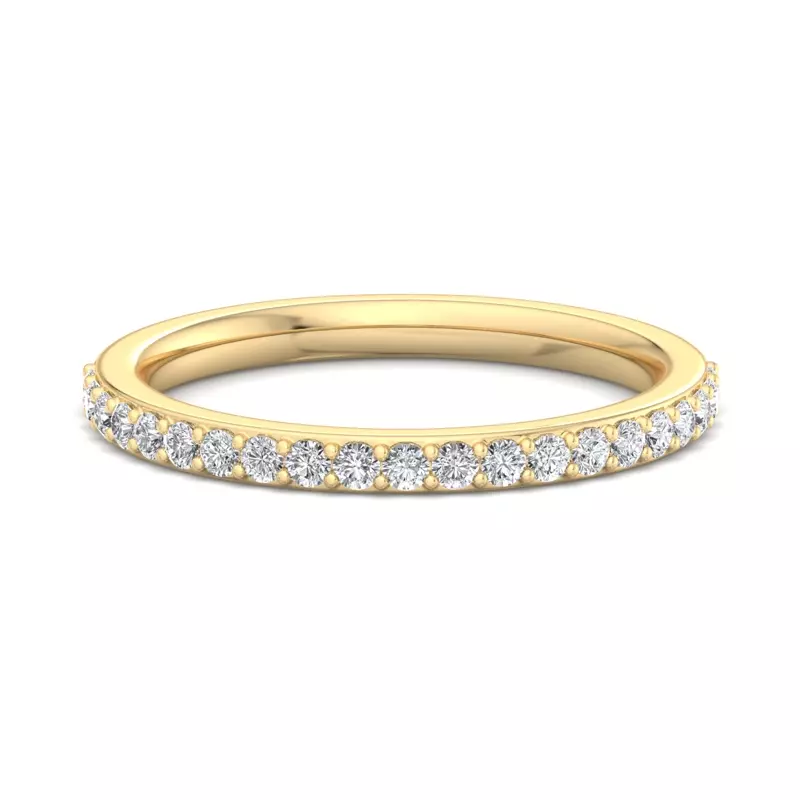 18K Yellow Gold Yaretzi Pavé Band