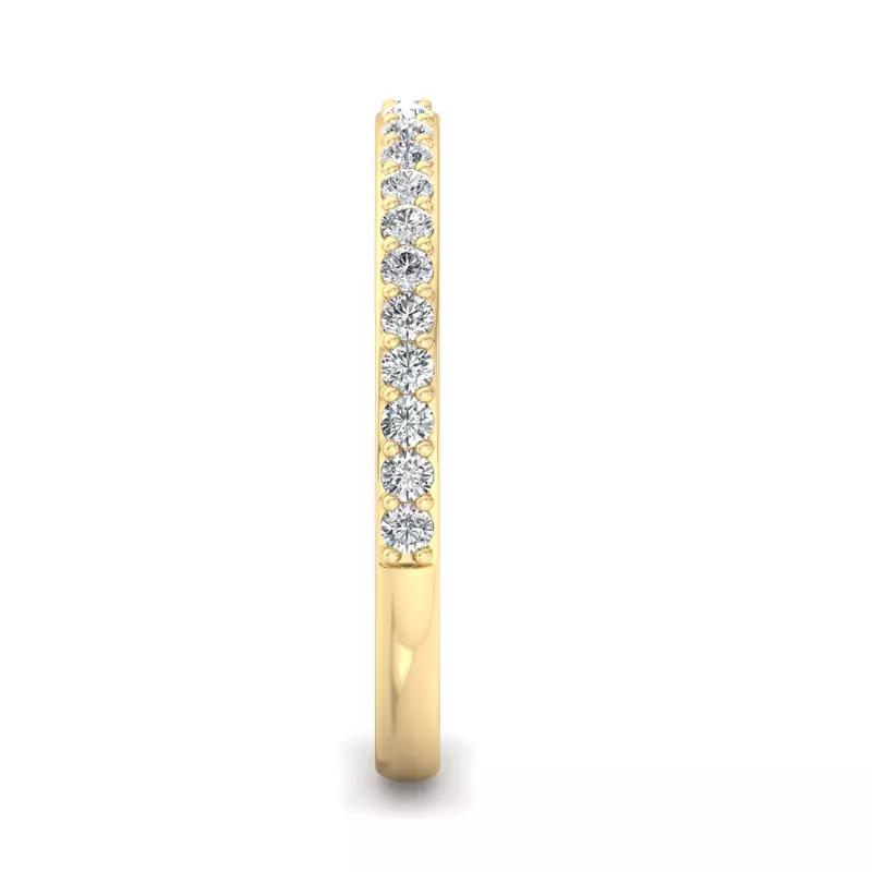 18K Yellow Gold Yaretzi Pavé Band