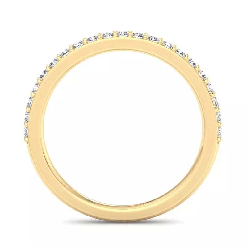 18K Yellow Gold Yaretzi Pavé Band